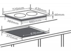 6. Thông tin sản phẩm bếp từ Chefs EH DIH666G