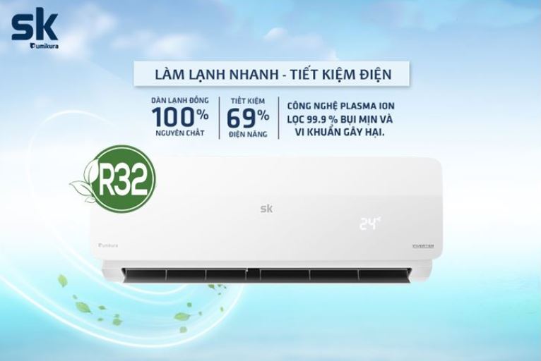 8. Máy lạnh 18000BTU Sumikura APS/APO-H180/Citi làm mát siêu tốc