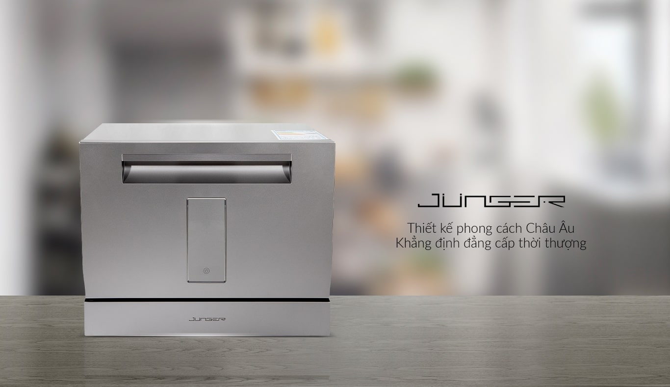 Máy rửa bát Junger MDWJ-101 kiểu dáng sang trọng, hiện đại
