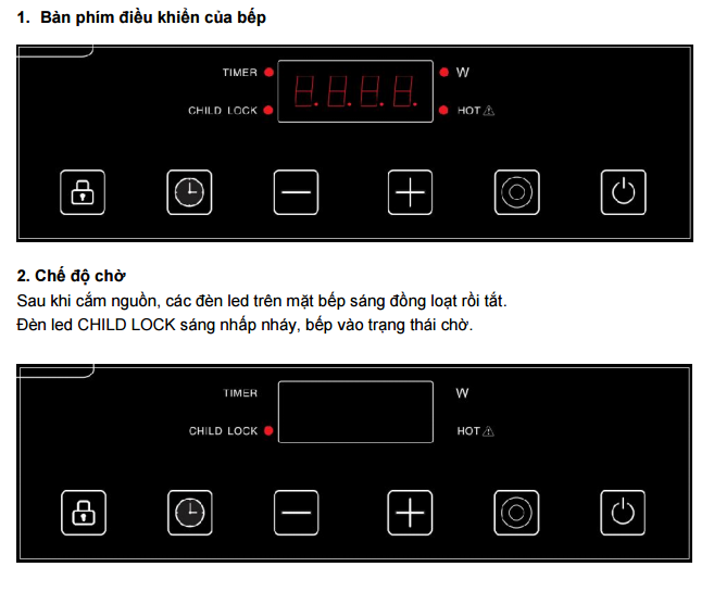 4. Bếp từ Chefs EH-DIH321 có những ưu điểm nào ?