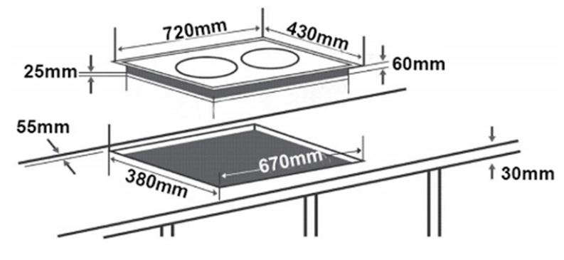 Thông tin sản phẩm Chefs EH-DIH868