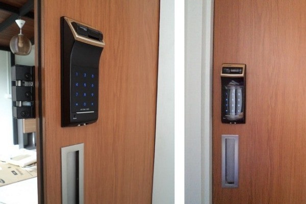 Khoá cửa thông minh Gateman F50-FH lắp đặt phù hợp cho cửa gỗ, cửa sắt