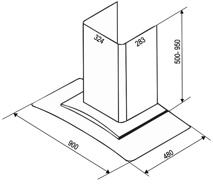 9. Thông tin sản phẩm máy hút mùi Bauer BC-90SBL