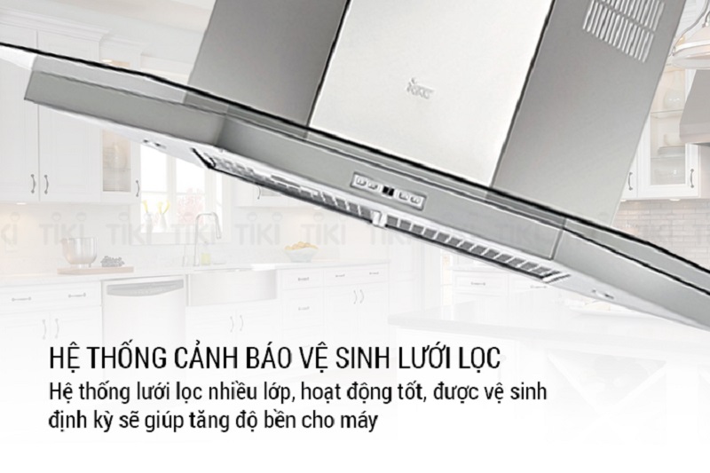 5. Hệ thống cảnh báo vệ sinh lưới lọc