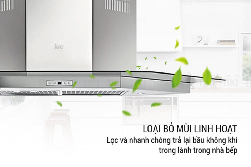 4. Máy hút mùi Teka DQ2 985 tiết kiệm điện năng hiệu quả