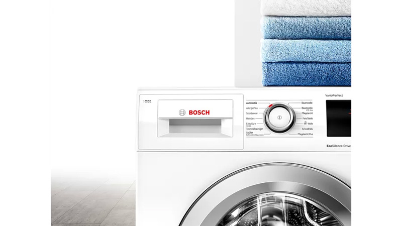 Máy sấy quần áo Bosch WTX87M40 với chương trình Gentle Dry