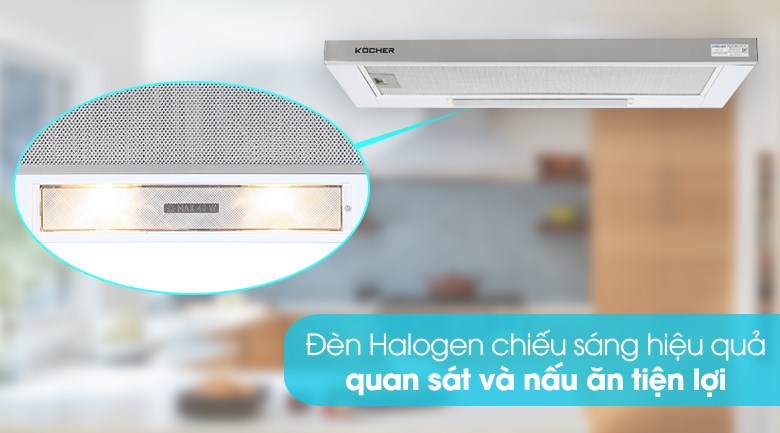 8. Trang bị lưới lọc bằng inox dày dặn kết hợp với đèn chiếu sáng