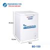 Tủ đông Alaska BD-150 | 103L 1 ngăn 1 cánh