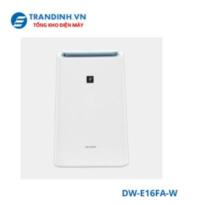 Máy lọc không khí Sharp DW-E16FA-W và hút ẩm 38m2