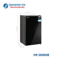 Tủ lạnh Funiki HR S690GB | 90L 1 cánh mini, cánh kính