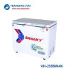 Tủ đông Sanaky VH-2599W4K | 195L 2 ngăn 2 cánh inverter