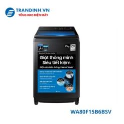 Máy giặt Samsung WA80F15B6BSV | 15kg cửa trên Inverter