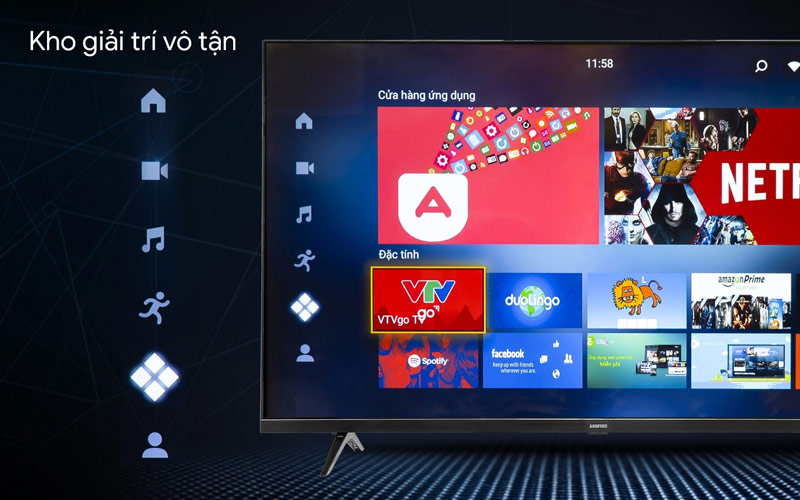 Android tivi Asanzo 32 inch 32E8