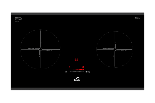 3. Hiệu suất đun nấu của bếp từ đôi của Đức Bauer BE-820GTS rất cao có thể đạt đến 90%