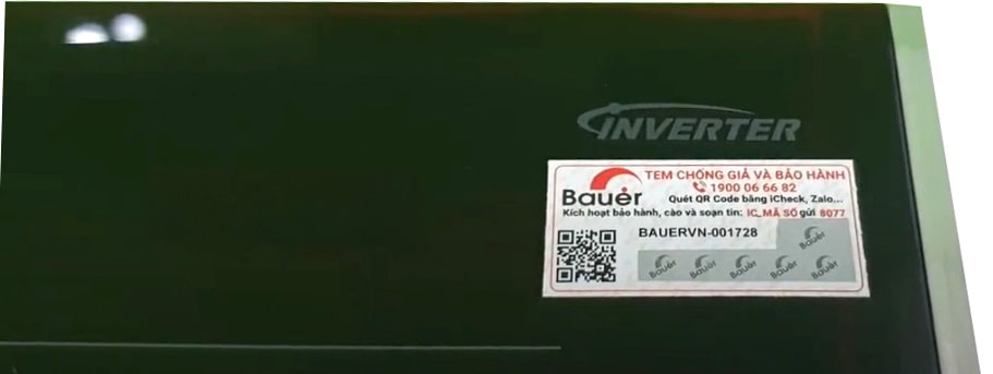 2. Bếp từ Bauer BE 366SA được trang bị với công nghệ Inverter siêu tiết kiệm điện