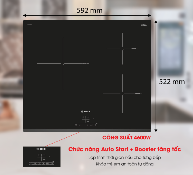 Bếp từ Bosch PUC631BB2E có tốt không?