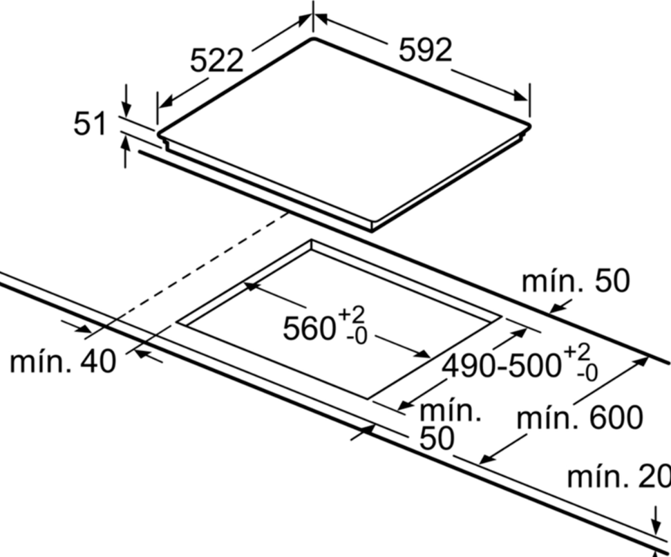 Câu tạo thiết kế  Bếp từ Bosch PUJ631BB2E