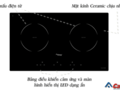Bếp từ CZ-200SS có kết cấu khung vỏ chắc chắn, chất liệu cao cấp