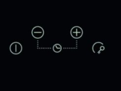 6. Bếp từ Cata IB 1822 BK sử dụng bảng điều khiển cảm ứng hiện đại với 9 cấp độ