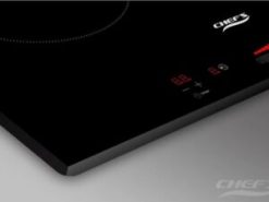 4. Bếp từ Chefs EH IH545 được thiết kế bảng điều khiển cảm ứng dạng trượt slide siêu nhạy