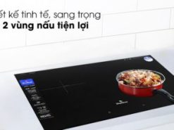 2. Bếp từ đôi Bluestone ICB-6948 có thiết kế sang trọng, hiện đại, thẩm mỹ