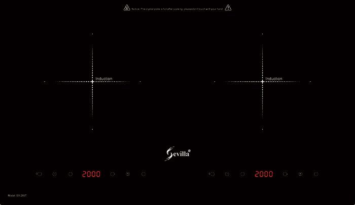 1. Sevilla SV-289T sử dụng mặt kính Kanger có khả năng chịu lực va đập và sốc nhiệt tới 1000 độ C
