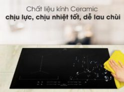 2. Mặt bếp từ Electrolux EIV644 làm bằng kính Schott Ceran