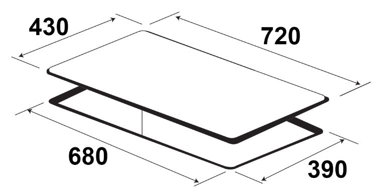 6. Thông tin sản phẩm bếp từ Kaff KF-FL666II