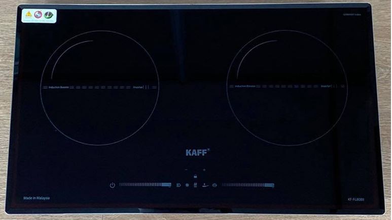 1. Bếp từ Kaff KF-FL808II gồm 2 vùng nấu với tổng công suất 4000W