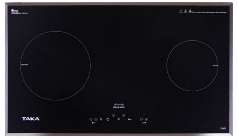 1. Bếp từ Taka TK I02C2 gồm 2 vùng nấu từ với tổng công suất 4000W