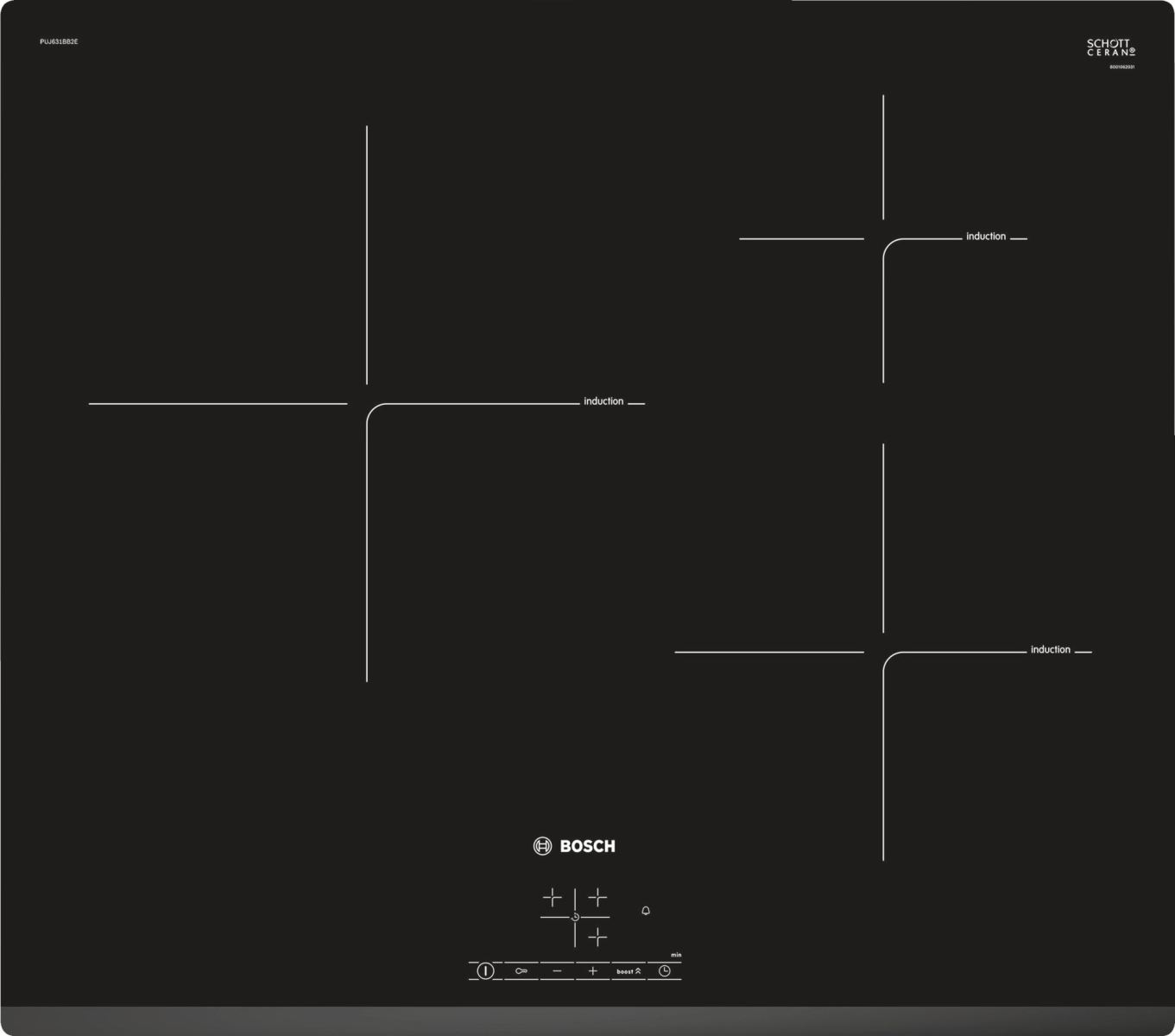 Bếp Từ Bosch PUJ631BB2E Serie 4