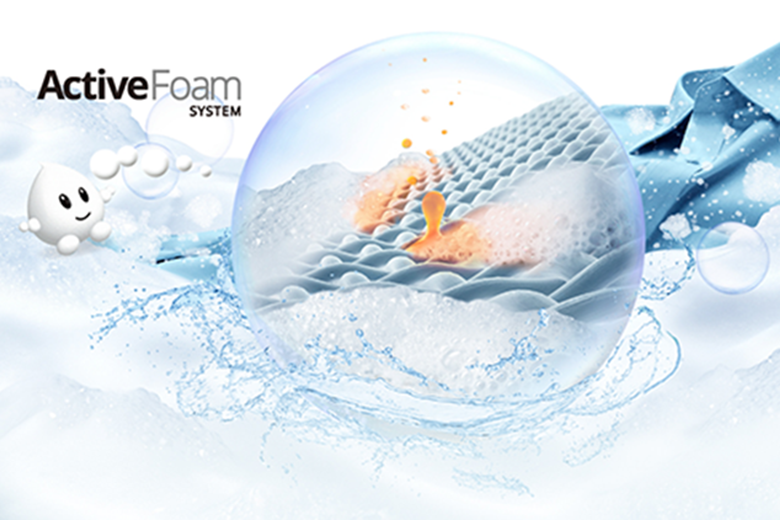 Hệ thống ActiveFoam đánh bay vết bẩn cứng đầu