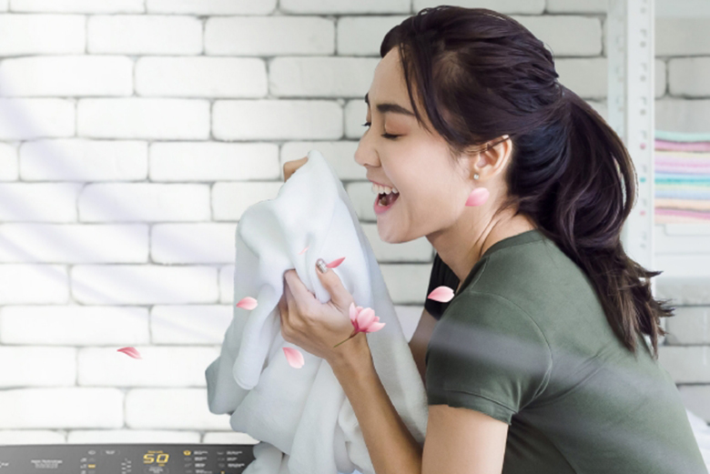 Chế độ giặt Odour/Aroma lưu giữ hương thơm dài lâu