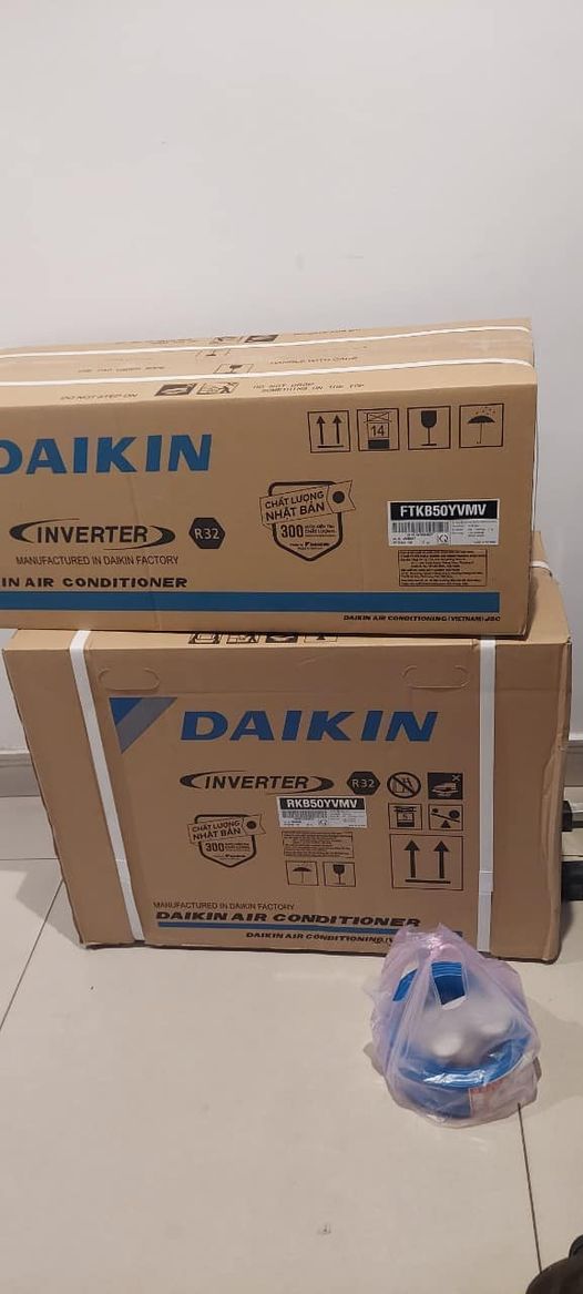 Ảnh lắp đặt sản phẩm điều hoà Dakin 2024 1 chiều inverter