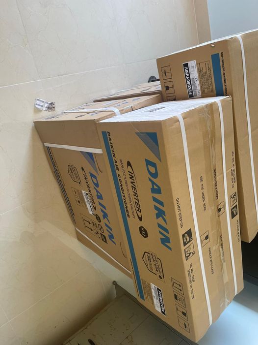 Ảnh lắp đặt sản phẩm điều hoà Dakin 2024 1 chiều inverter FTKB50YVMV