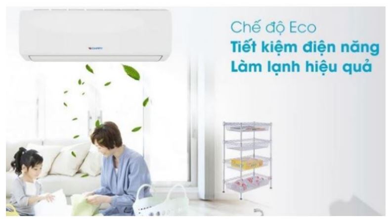 9. Máy lạnh 2 chiều Dairry DR18-KH sở hữu chế độ tiết kiệm điện Eco