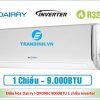 Điều hòa Dairry i-DR09KC 9000BTU 1 chiều inverter