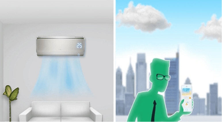 6. Điều hòa Nhập khẩu Erito ETI-N15CS1 có thể điều khiển qua điện thoại với kết nối Smart Wifi