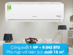 2. Điều hoà Gree GWC09PB-K3D0P4 phù hợp diện tích căn phòng dưới 15 mét vuông