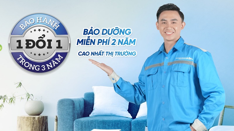 Bảo hành 1 đổi 1 trong 3 năm