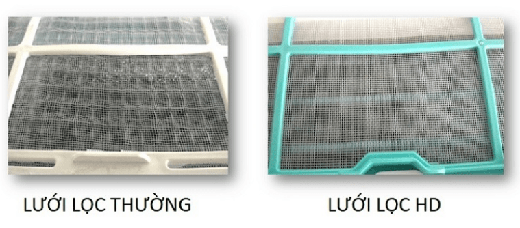 Trang bị bộ lọc bụi HD hiện đại