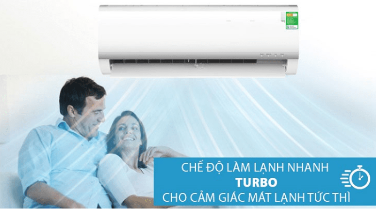 Chế độ Turbo làm lạnh nhanh chóng