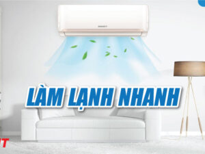 2. Điều hoà Sanaky SNK-09CMA trang bị hệ thống làm lạnh nhanh chóng