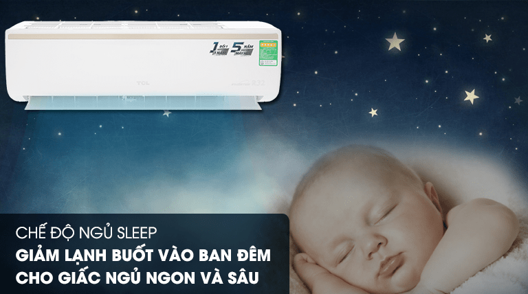 9. Chế độ ngủ đêm mang đến bạn giấc ngủ ngon, êm ái, không lo bị cảm lạnh