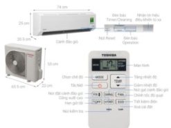 1. Tổng quan điều hòa Toshiba RAS-H10D2KCVG-V 9000BTU 1 chiều inverter