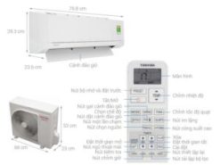 1. Tổng quan sản phẩm điều hòa Toshiba RAS-H18C3KCVG-V 18000BTU 1 chiều inverter