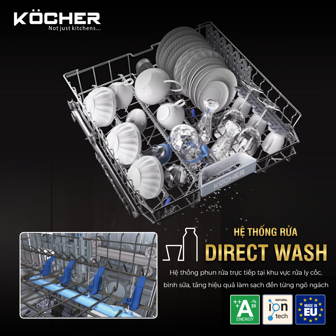 Hệ thống rửa Direct Wash