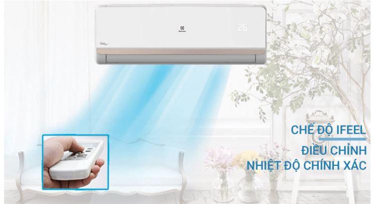 5. Điều hòa 1 chiều Electrolux ESV09CRR-C2 sở hữu chế độ điều chỉnh nhiệt độ chính xác iFeel