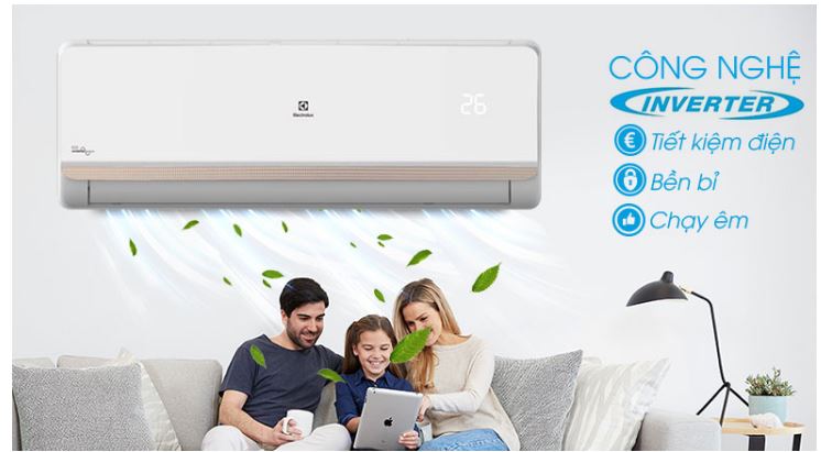 3. Điều hòa 9000BTU Electrolux ESV09CRR-C2 sở hữu công nghệ Inverter tiết kiệm điện, vận hành bền bỉ