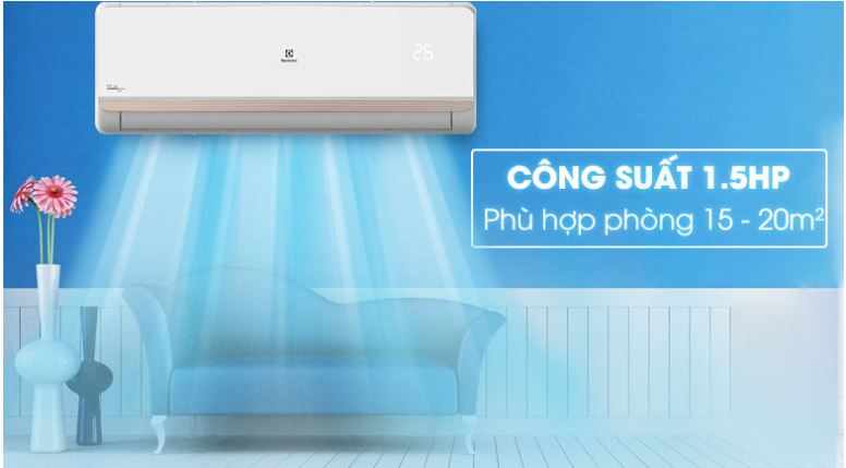 2. Điều hòa Electrolux ESV12CRR-C2 giá rẻ chính hãng có thiết kế hiện đại, trẻ trung